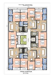 Image of 1420 Sq.ft 3 BHK Apartment / Flat for sale in JMD Shivalik Tower, Sector 73, Noida for Rs. 4600000