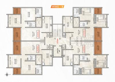 Image of 1200 Sq.ft 2.5 BHK Apartment / Flat for sale in Shelter Marvel, Kiwale, Pune for Rs. 7500000