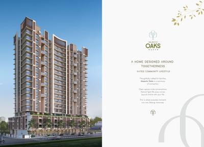 Image of 600 Sq.ft 1 BHK Apartment / Flat for sale in Majestic Oaks, Bhandup East, Mumbai for Rs. 8500000