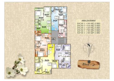 Image of 900 Sq.ft 2 BHK Apartment / Flat for sale in Right Meghna Green Residency, Kaikhali, Kolkata for Rs. 4500000