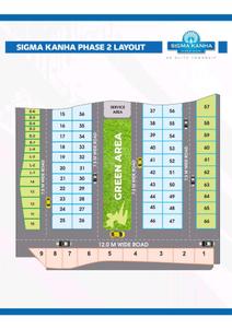 Image of 840 Sq.ft Residential Plot / Land for sale in Sigma Kanha, Saliwada, Jabalpur for Rs. 1680000