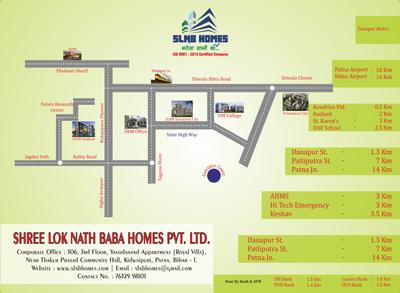 Image of 1561 Sq.ft 3.5 BHK Apartment / Flat for sale in SLNB Sarvayoni City, Khagaul, Patna for Rs. 9500000