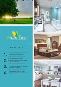 Image of 1080 Sq.ft 2 BHK Apartment / Flat for sale in Milan Earth, Raj Nagar Extension, Ghaziabad for Rs. 7150000