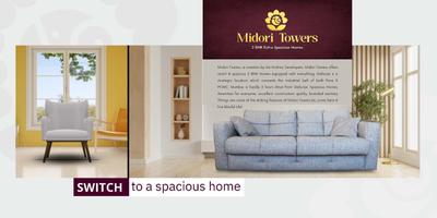Image of 1088 Sq.ft 2 BHK Apartment / Flat for sale in Saikrushna Midori Tower, Mamurdi, Pune for Rs. 10800000