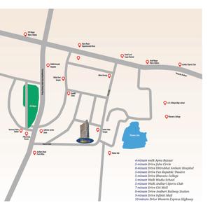 Image of 760 Sq.ft 2 BHK Apartment / Flat for sale in Zee Ashtavinayak, Andheri West, Mumbai for Rs. 24000000