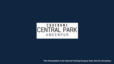 Codename Central Park Brochure 1