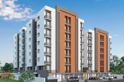 Image of 709 Sq.ft 2 BHK Apartment / Flat for sale in Varun Ratnam Glorious, Mavdi, Rajkot for Rs. 3600000