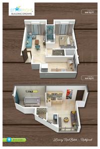 Image of 550 Sq.ft 2 BHK Apartment / Flat for sale in Abhyudaya Star Right Heights, Vikhroli East, Mumbai for Rs. 9000000