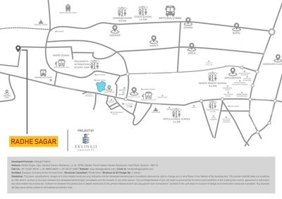 Image of 1080 Sq.ft 2 BHK Apartment / Flat for sale in Eklingji Radhe Sagar, Sanand, Ahmedabad for Rs. 3700000