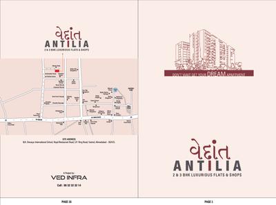 Image of 1890 Sq.ft 3 BHK Apartment / Flat for sale in Ved Vedant Antilia, Vastral, Ahmedabad for Rs. 7000000