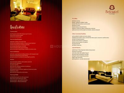 Image of 1109 Sq.ft 2 BHK Apartment / Flat for sale in Sancheti Belcastel Phase II, Mundhwa, Pune for Rs. 8000000