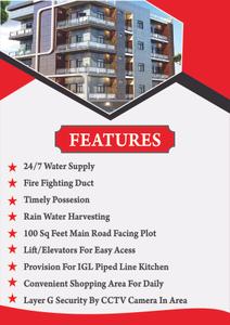 Image of 1550 Sq.ft 3 BHK Apartment / Flat for sale in GD Apartments, Sector 104, Noida for Rs. 9500000