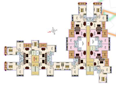 Image of 650 Sq.ft 1 BHK Apartment / Flat for sale in Anant Sakshi, Panvel, Navi Mumbai for Rs. 5500000