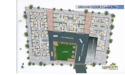 Image of 1300 Sq.ft 2 BHK Apartment / Flat for sale in Neelkanthvarni Homes, Chandlodia, Ahmedabad for Rs. 6000000