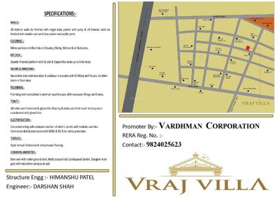 Image of 2250 Sq.ft 4 BHK Villa for sale in Vardhman Vraj Villa, Raysan, Gandhinagar for Rs. 28000000