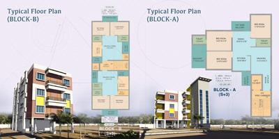 Image of 1200 Sq.ft 3 BHK Apartment / Flat for sale in Essen Raj Manohar Residency, Raghunathpur, Bhubaneswar for Rs. 10100000