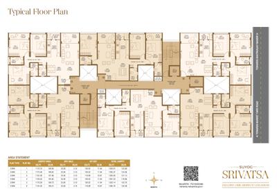 Image of 1870 Sq.ft 3 BHK Apartment / Flat for sale in Shivalay Suyog Srivatsa, Bibwewadi, Pune for Rs. 24500000