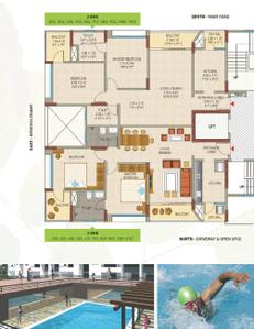 Image of 1250 Sq.ft 2 BHK Apartment / Flat for sale in DSK Garden Enclave, Kondhwa, Pune for Rs. 8500000