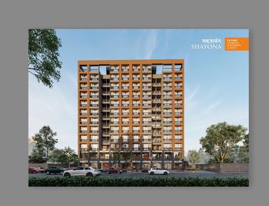 Image of 1629 Sq.ft 3 BHK Apartment / Flat for sale in Sahajanand Sayona, Sargasan, Gandhinagar for Rs. 7000000