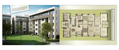 Image of 1800 Sq.ft 3 BHK Apartment / Flat for sale in Vishranti Tulips, Harni, Vadodara for Rs. 6778000