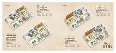 Image of 1045 Sq.ft 2 BHK Apartment / Flat for sale in SLV Icon, Yelahanka, Bengaluru for Rs. 12900000