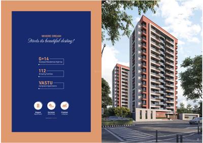 Image of 1300 Sq.ft 2 BHK Apartment / Flat for sale in Valletta Vista, Palanpur, Surat for Rs. 5450000