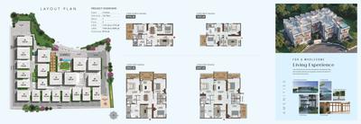 Image of 1232 Sq.ft 2 BHK Apartment / Flat for sale in Lotus Grand, Kokapet, Hyderabad for Rs. 13000000