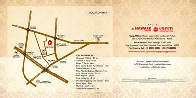 Image of 1680 Sq.ft 3 BHK Apartment / Flat for sale in Haware Grand Heritage, Wakad, Pune for Rs. 9050000