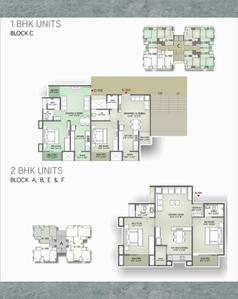 Image of 1168 Sq.ft 2 BHK Apartment / Flat for sale in Unique Aashiyana, Gota, Ahmedabad for Rs. 6175000