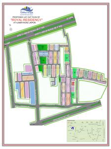 Image of 1000 Sq.ft Residential Plot / Land for sale in Gokul Kripa Royal Residency Plots, Nirman Nagar, Jaipur for Rs. 6100000