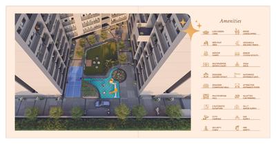 Image of 630 Sq.ft 1 BHK Apartment / Flat for sale in Siddhi Vinayak Emerald, Chandlodia, Ahmedabad for Rs. 5000000