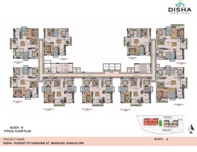 Image of 1790 Sq.ft 3 BHK Apartment / Flat for sale in Disha Pursuit Of Sunshine, Bommenahalli, Bengaluru for Rs. 19900000