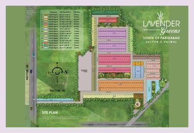 Image of 158 Sq.ft Residential Plot / Land for sale in Associate Lavender Greens, Prakash Vihar Colony, Palwal for Rs. 8848000
