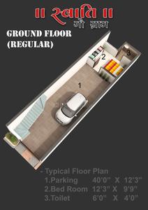 Image of 750 Sq.ft 3 BHK Duplex for sale in Swati Bungalows, Swati Park, Rajkot for Rs. 4300000