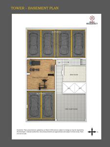 Image of 1800 Sq.ft 3 BHK Apartment / Flat for sale in Celica Residency, Ballygunge, Kolkata for Rs. 56000000
