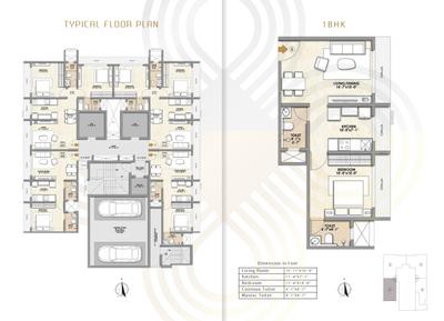 Image of 750 Sq.ft 2 BHK Apartment / Flat for sale in Shreejee Skymont Siddhi, Dahisar East, Mumbai for Rs. 15700000