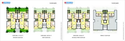 Image of 1590 Sq.ft 3 BHK Apartment / Flat for sale in Omaxe Royal View Premier, Thakkarwal, Ludhiana for Rs. 8200000