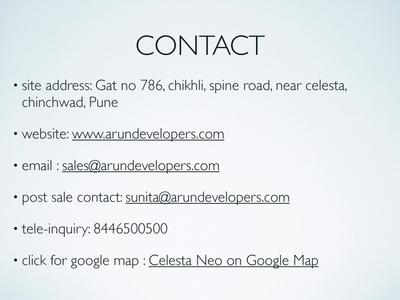 Arun Arun Celesta Brochure 10