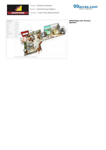 Image of 1915 Sq.ft 3 BHK Apartment / Flat for sale in Ashford Casa Grande, Lower Parel, Mumbai for Rs. 115000000