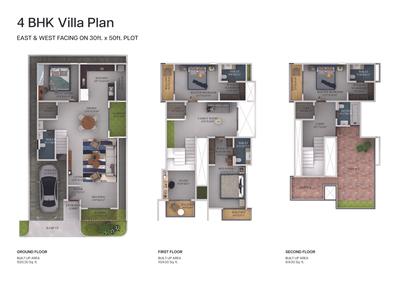 Image of 3219 Sq.ft 4 BHK Villa for sale in Oxyrich, Marsur, Bengaluru for Rs. 22500000