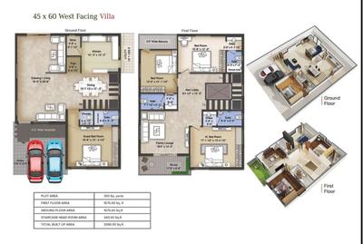 Image of 3410 Sq.ft 4 BHK Villa for sale in Prime Alpenia, Mokila, Hyderabad for Rs. 60000000