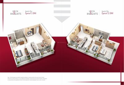 Image of 715 Sq.ft 1 BHK Apartment / Flat for sale in Surya Vista Heights, Ulwe, Navi Mumbai for Rs. 5300000