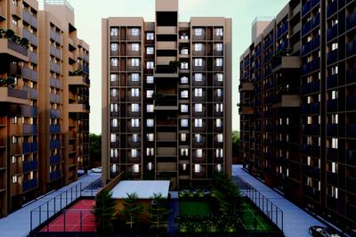 Image of 1080 Sq.ft 2 BHK Apartment / Flat for sale in Saanvi Aarambh Vistara, Chandlodia, Ahmedabad for Rs. 5700000