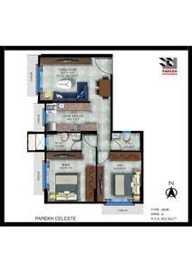 Image of 800 Sq.ft 2 BHK Apartment / Flat for sale in Yash Parekh Celeste, Goregaon West, Mumbai for Rs. 24000000