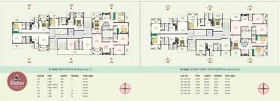 Image of 1565 Sq.ft 3 BHK Apartment / Flat for sale in Veddant Ganesh Bella Rossa, Punawale, Pune for Rs. 8560000