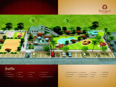 Image of 1109 Sq.ft 2 BHK Apartment / Flat for sale in Sancheti Belcastel Phase II, Mundhwa, Pune for Rs. 8000000