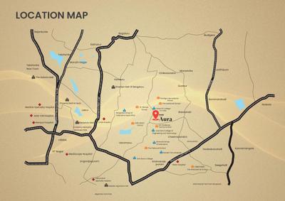 Image of 1200 Sq.ft Residential Plot / Land for sale in KNS Aura, Rampura, Bengaluru for Rs. 8000000