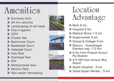 Image of 1200 Sq.ft 1 RK Independent House for sale in Urban Suraksha Enclave, Hunsur, Mysore for Rs. 2100000
