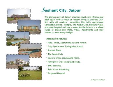 Image of 1400 Sq.ft 2 BHK Villa for sale in Ansal Sushant City 1, Sushant City - I, Jaipur for Rs. 6800000