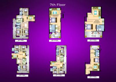 Image of 1400 Sq.ft 2 BHK Apartment / Flat for sale in Premium Kings Residency, Rajpur, Dehradun for Rs. 16200000
